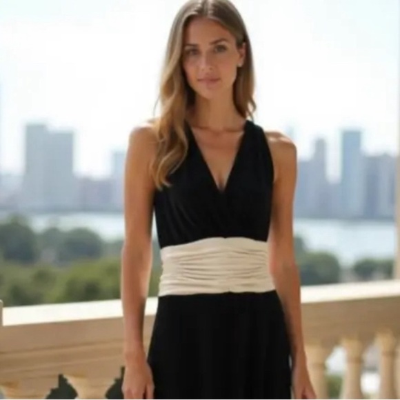 Jones New York Dress black and ivory - Picture 1 of 8